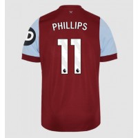 Stroje piłkarskie West Ham United Kalvin Phillips #11 Koszulka Podstawowej 2023-24 Krótki Rękaw